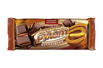 Рулет Шоколад 175г, Русский Бисквит