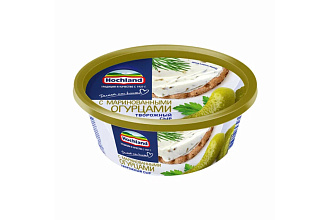 Сыр Творожный Hochland 140гр.с Маринованными огурцами