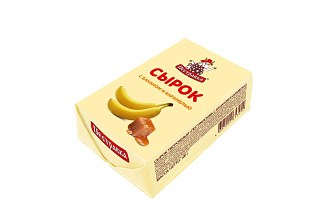 Сырок Пестравка банан-карамель 100г (коррекс)