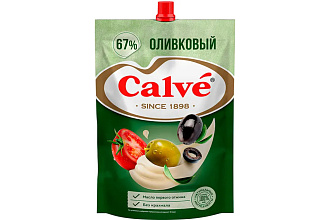 Майонез Calve Оливковый 67% д/п 400гр.