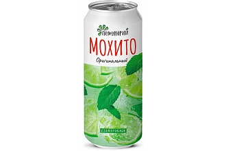 Напиток безалког Мохито оригинальный 0,45л газ Лемонарий