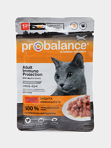 Корм ProBalance соус с кроликом иммуно , пауч 85 гр