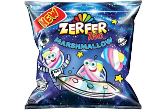 Маршмеллоу Zerfer trio клубника, ваниль, банан 90 гр