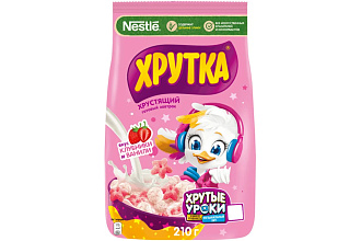 Готовый завтрак Хрутка Клубника Ваниль 210гр.