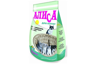 Наполнитель для котят АЛИСА 4,6л
