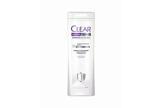 Шампунь Clear Women 2в1 Антибактер.эффект против перхоти, 380мл