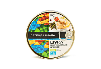 Щука обжаренная в масле филе кусок 227г Легенда Ямала