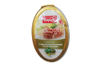 Паштет с Маринованными Огурчиками Таврия 0,105 кг