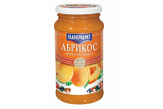 Абрикос протертый с сахаром Гост 550г ст/б Главпродукт