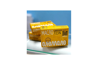 Масло Крестьянское 72,5% 200г Красногорский