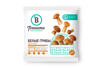 Белые грибы резаные 300г Планета Витаминов