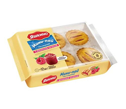 Мини-пай голландский с малиновой начинкой, 180г Яшкино 