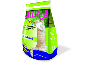 Наполнитель для кошек АЛИСА 4,6л Хвойный