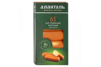 Сыр Аланталь №65 40% для закуски батончики 140гр.