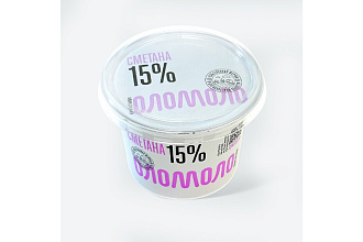 Сметана 15% 200г ст Красногорский