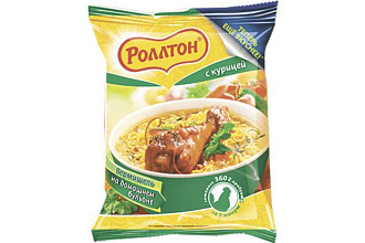 Лапша Роллтон 60г с курицей