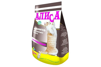 Наполнитель для кошек АЛИСА 4,6л Впитывающий