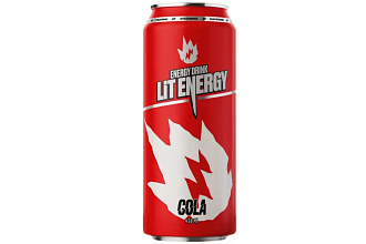 Энергетический напиток б/а LIT Energy COLA б/а 0,45 ж/б