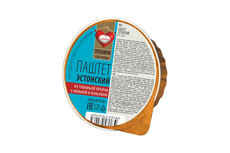 Паштет Эстонский из печени и мяса ГОСТ 100гр Таврия